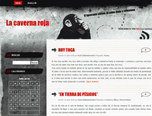 Tablet Screenshot of lacavernaroja.com